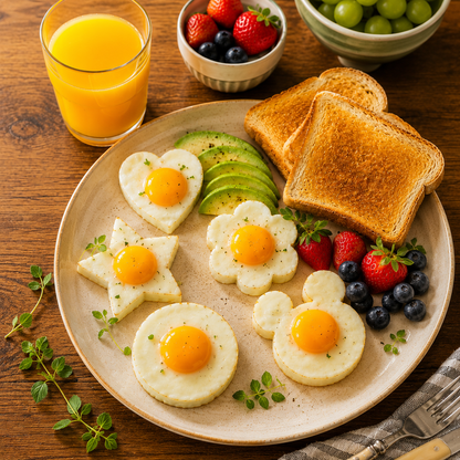 Stainless Steel Egg Mold (Pack of 5)