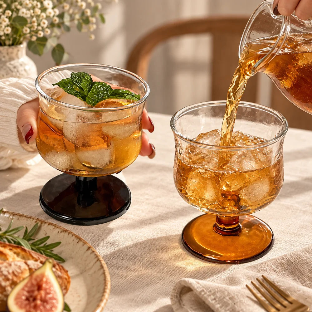 Vintage Wide-Mouth Glass — view 2