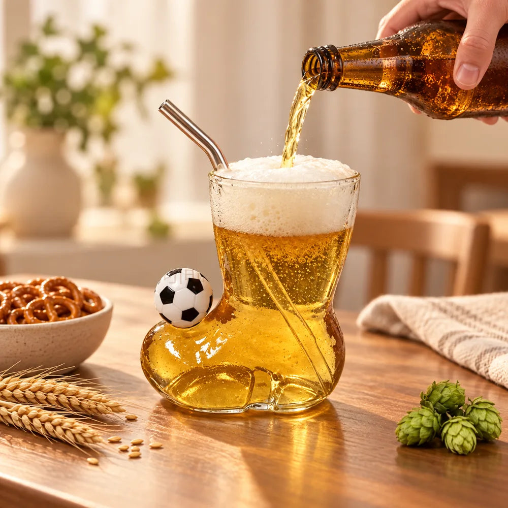 Boot-Shaped Drink Glass — view 3