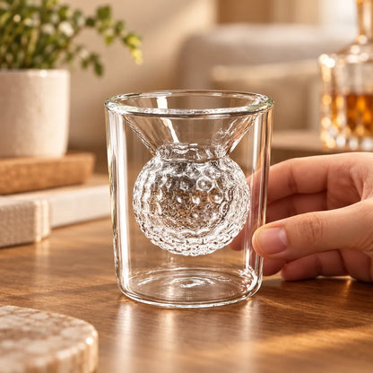 Double Layer Golf Ball Glass — view 5