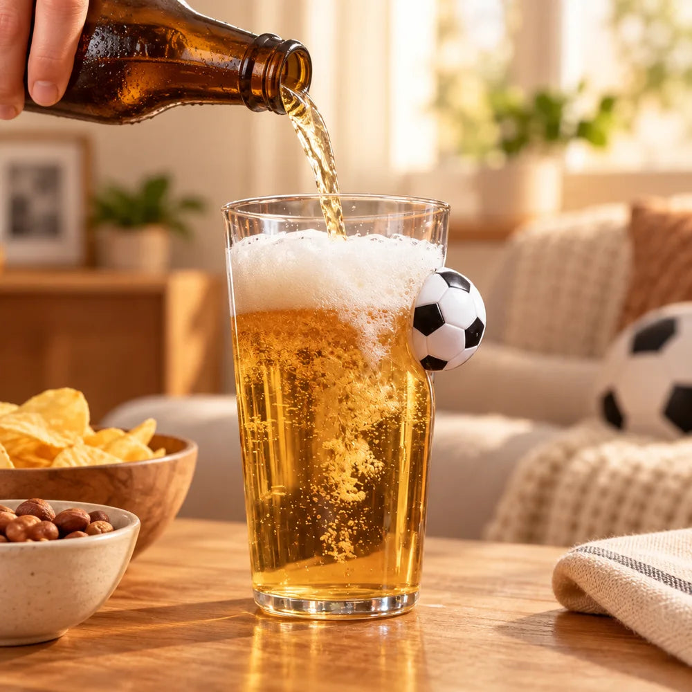 Football Drink Glass — view 4
