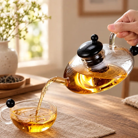 Droplet Glass Teapot — view 1