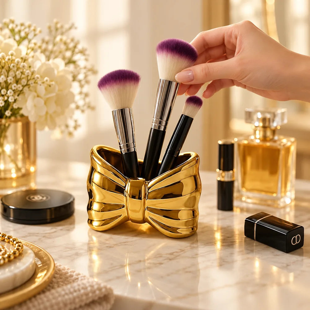 Bow Makeup Brush Holder — view 2