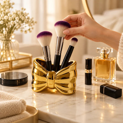 Bow Makeup Brush Holder — view 3