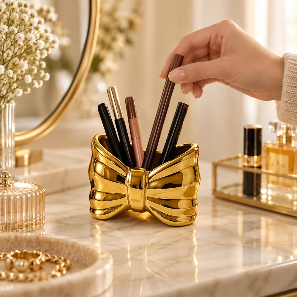 Bow Makeup Brush Holder — view 4