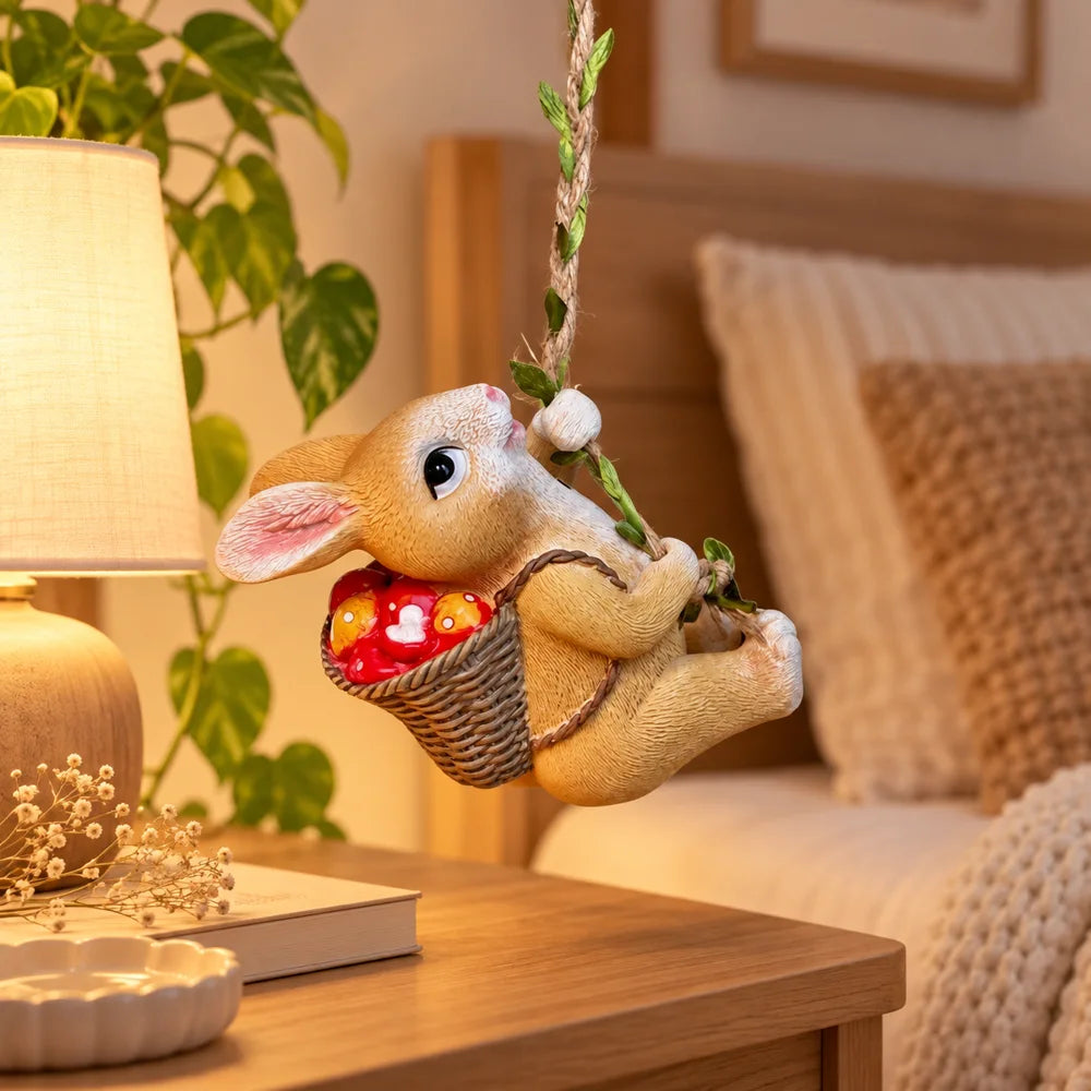 Climbing Rabbit Ornament — view 3