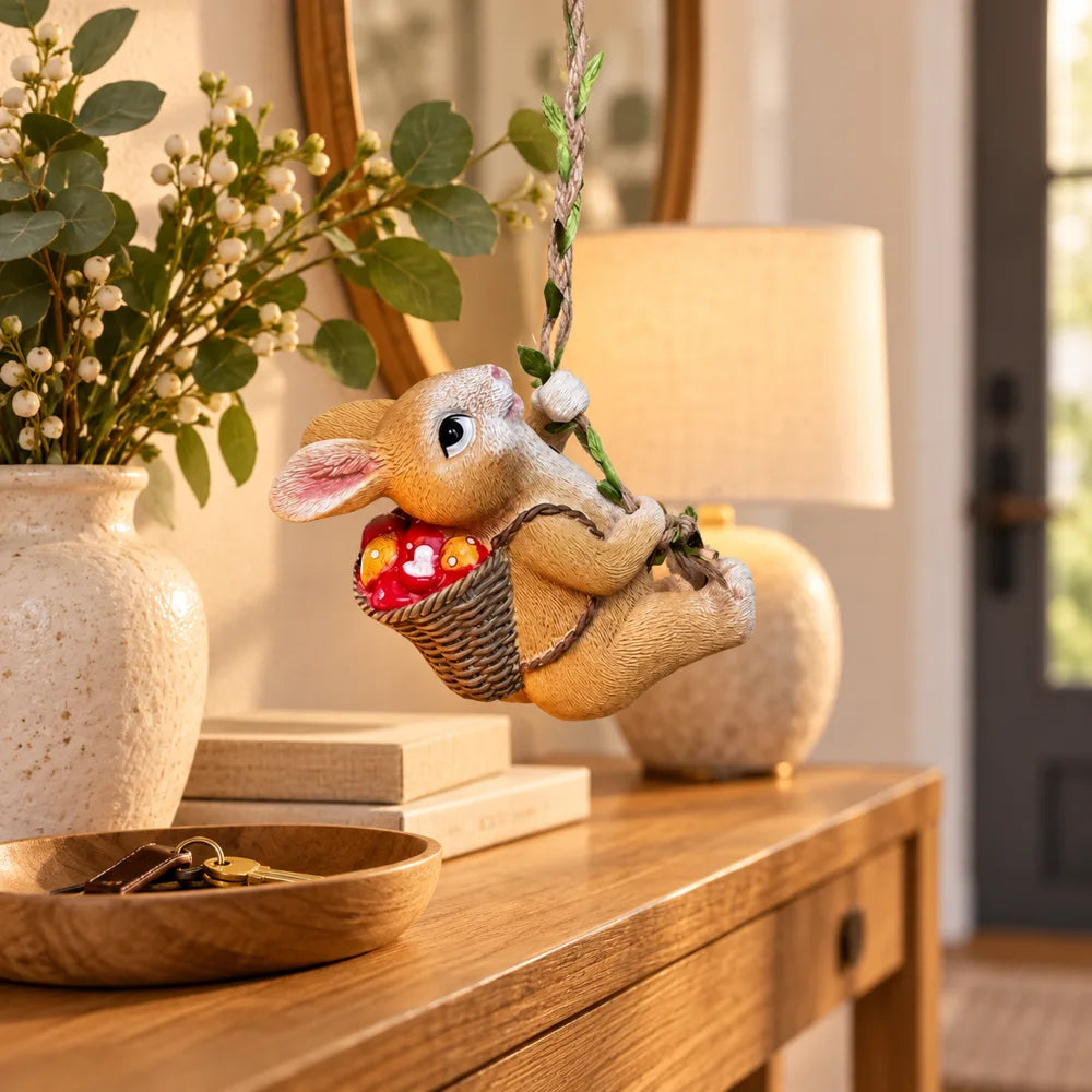 Climbing Rabbit Ornament — view 4