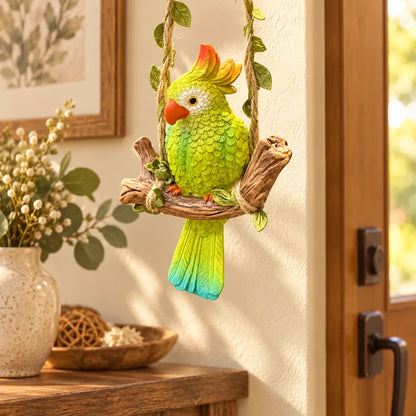 Hanging Parrot Decor Ornament — view 4