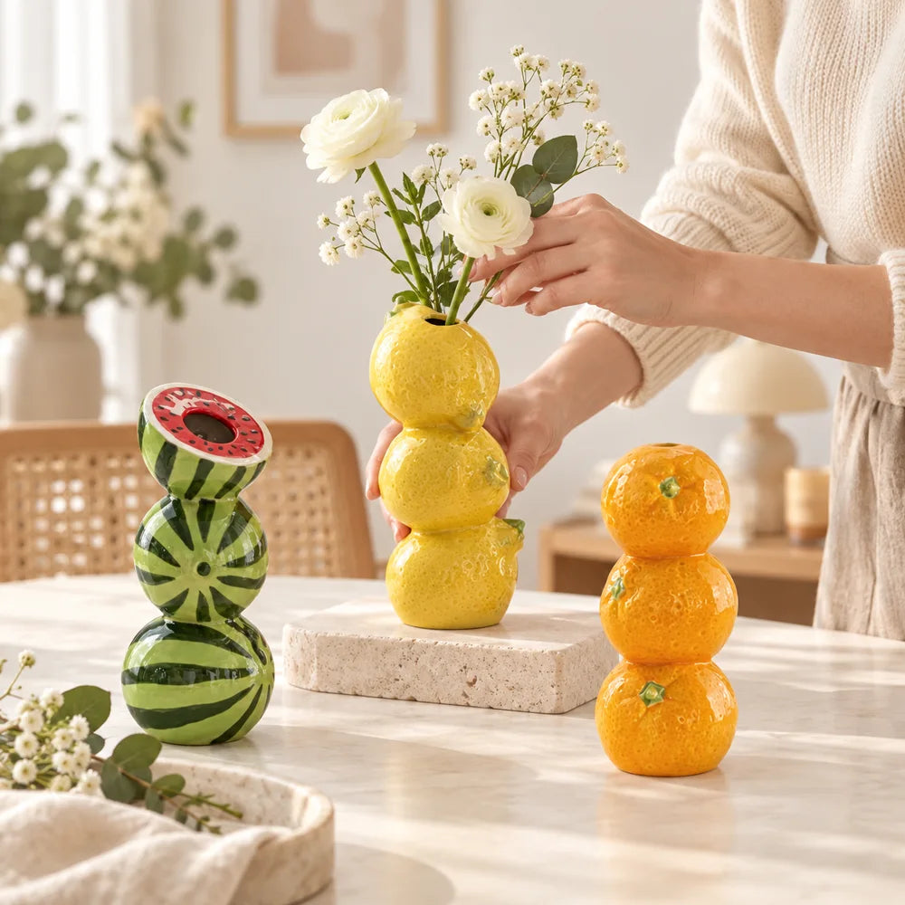 Creative Fruit Stack Vase — view 1