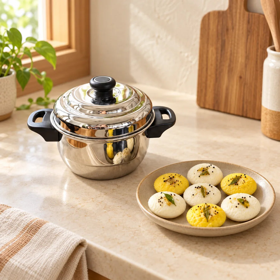 Mini Idli Maker Pot — view 1