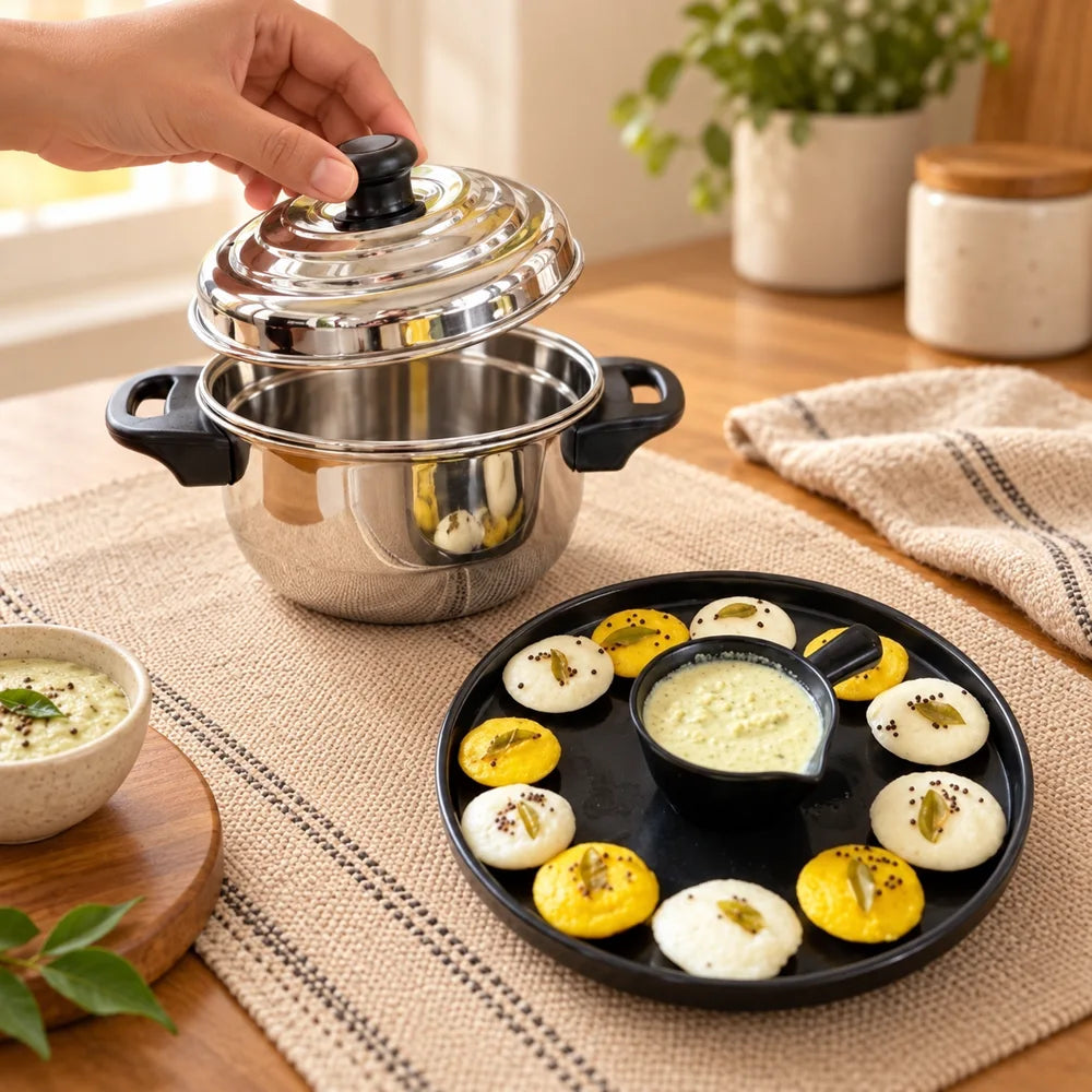 Stainless Steel Mini Idli Pot — view 5