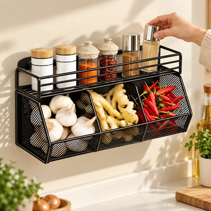 Wall Mounted Food Storage Rack — view 4