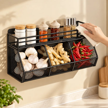 Wall Mounted Food Storage Rack — view 5