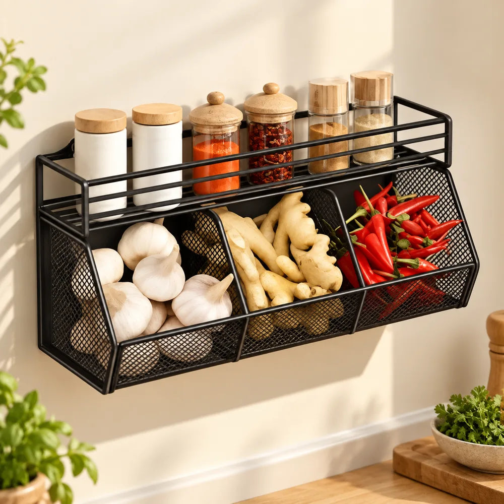 Wall Mounted Food Storage Rack — view 6