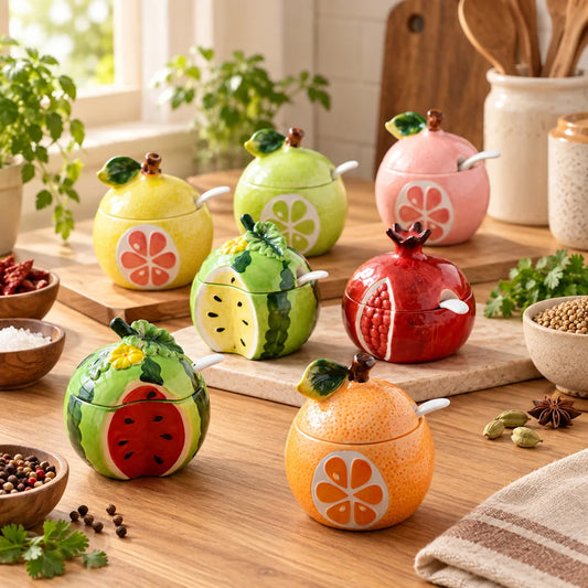 Fruit Shaped Spice Jar — view 1