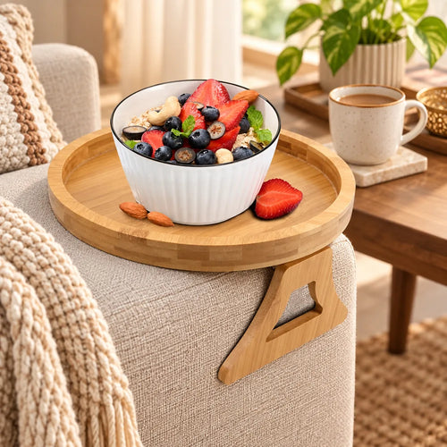 Bamboo Sofa Tray — view 1