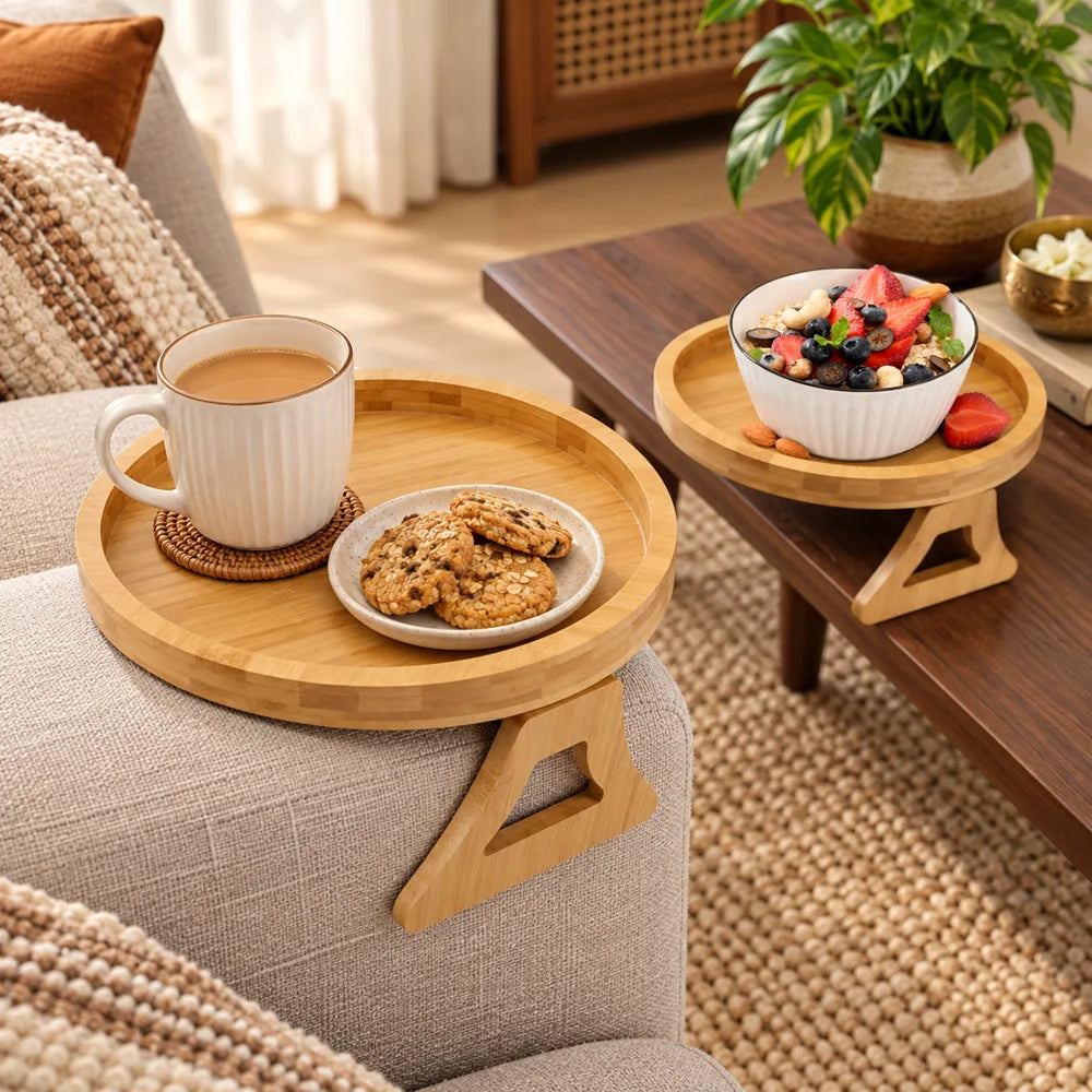 Bamboo Sofa Tray — view 3