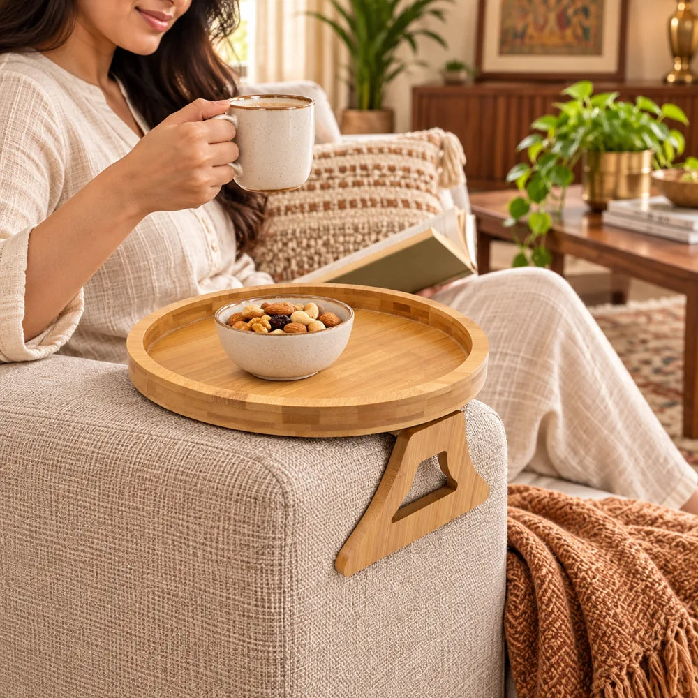 Bamboo Sofa Tray — view 4