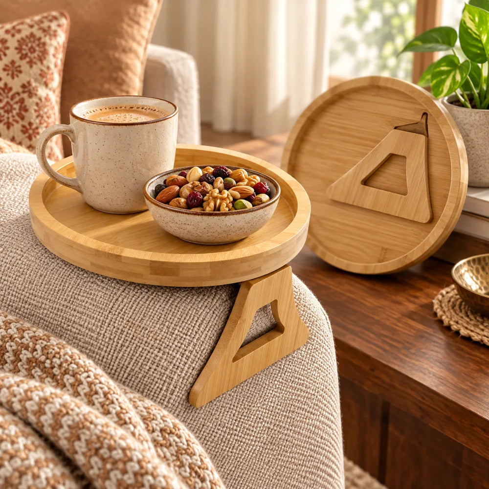 Bamboo Sofa Tray — view 5