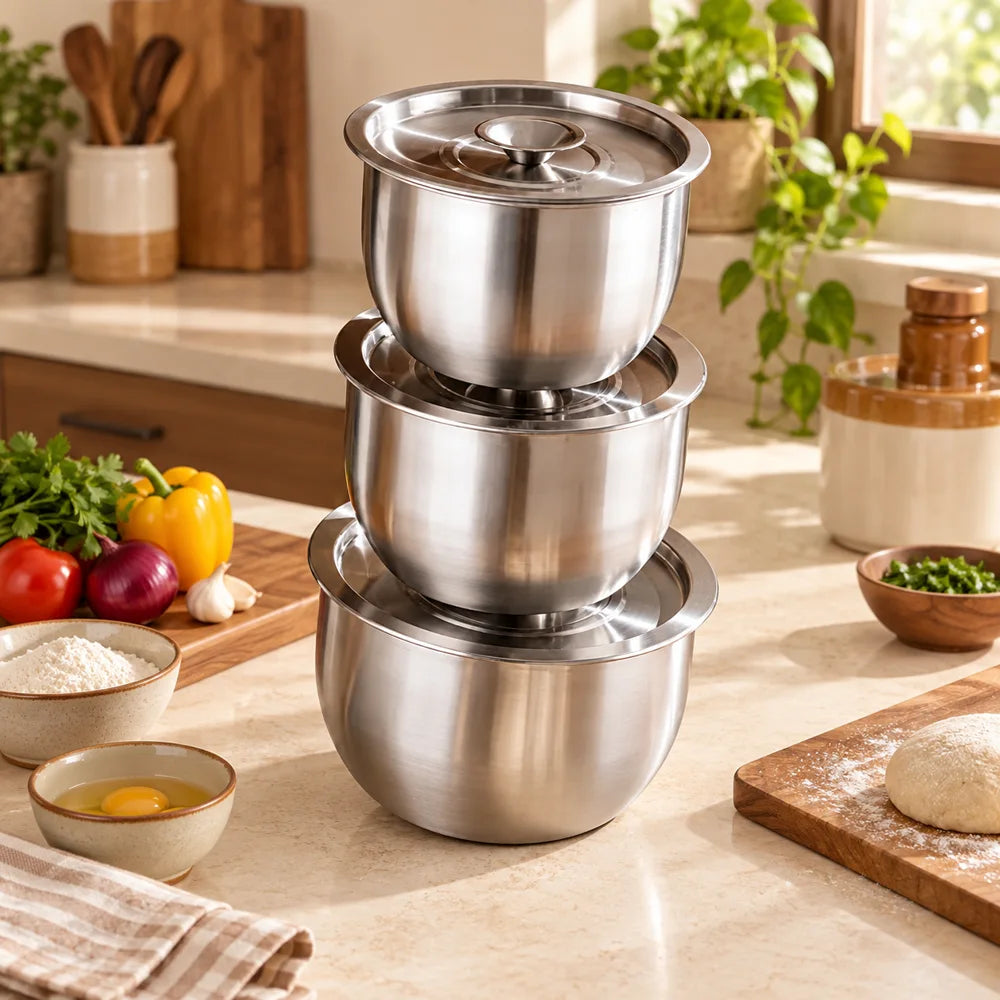 Stainless Steel Mixing Bowl Set — view 1