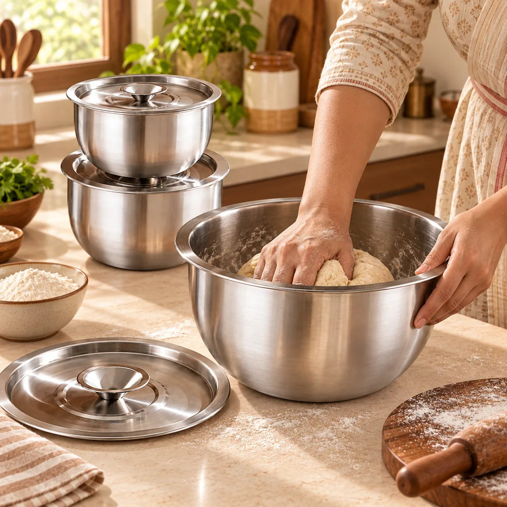 Stainless Steel Mixing Bowl Set — view 2