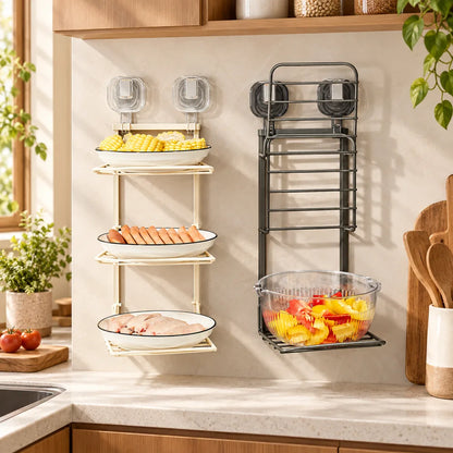 Folding Kitchen Storage Rack — view 1