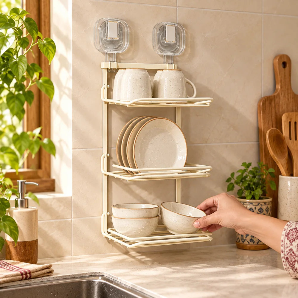 Folding Kitchen Storage Rack — view 4