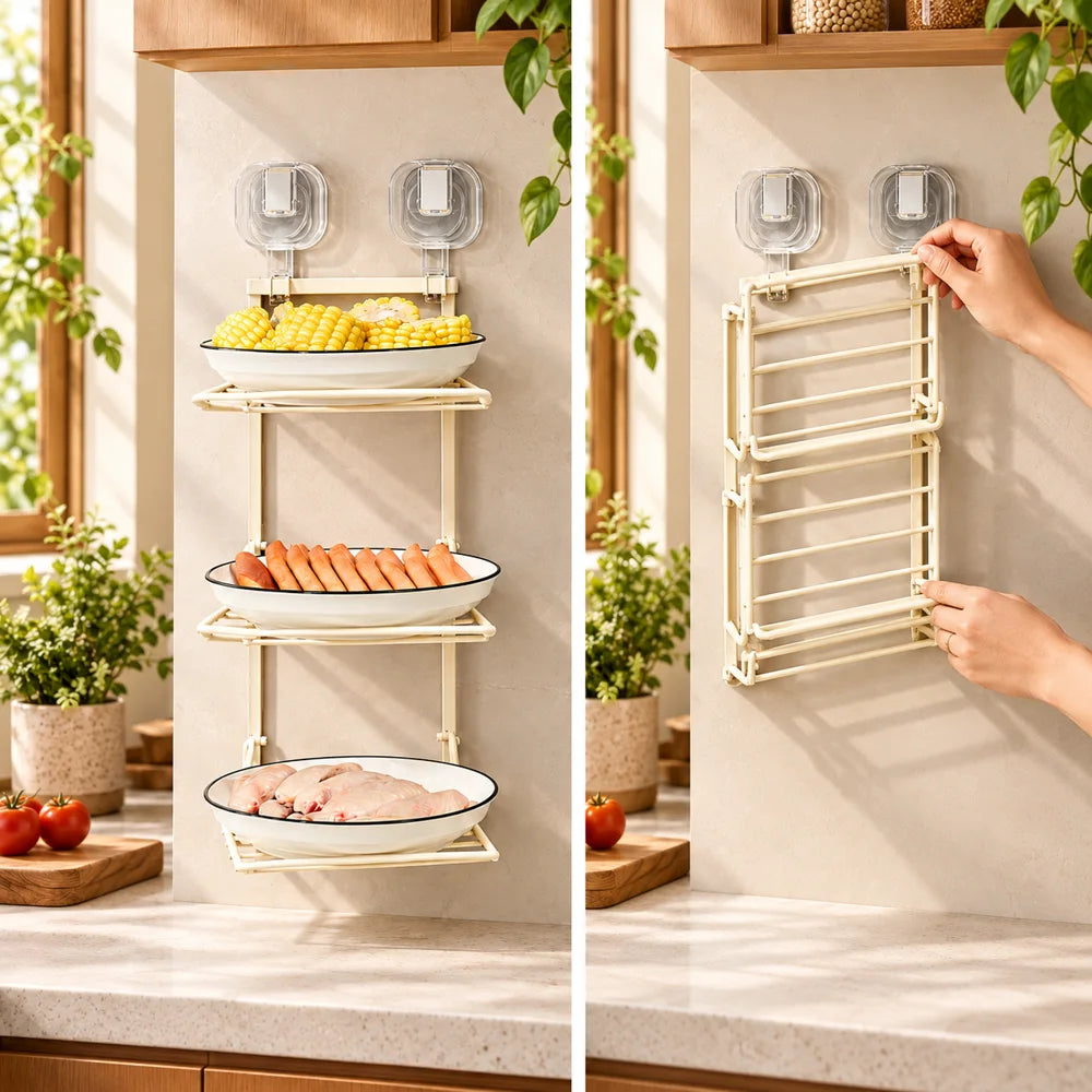 Folding Kitchen Storage Rack — view 5