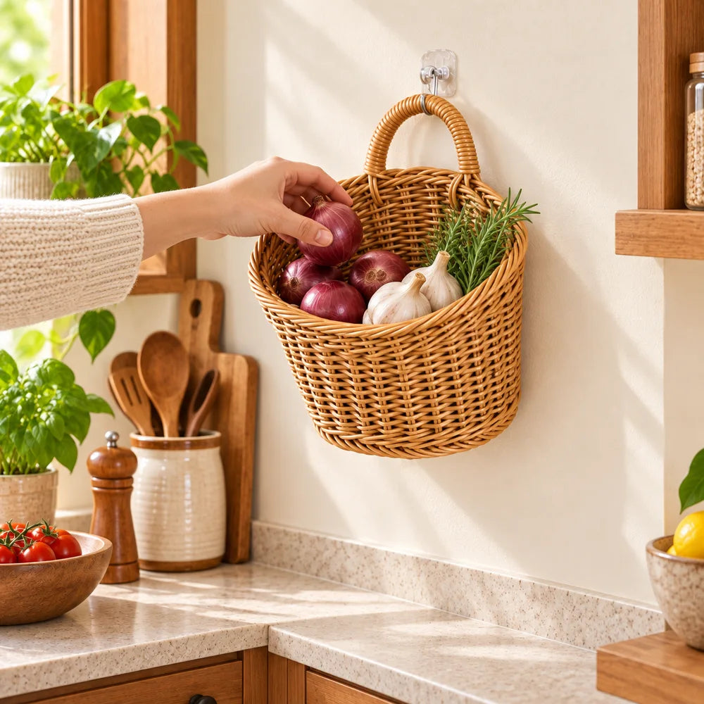 Woven Wall Storage Basket — view 2
