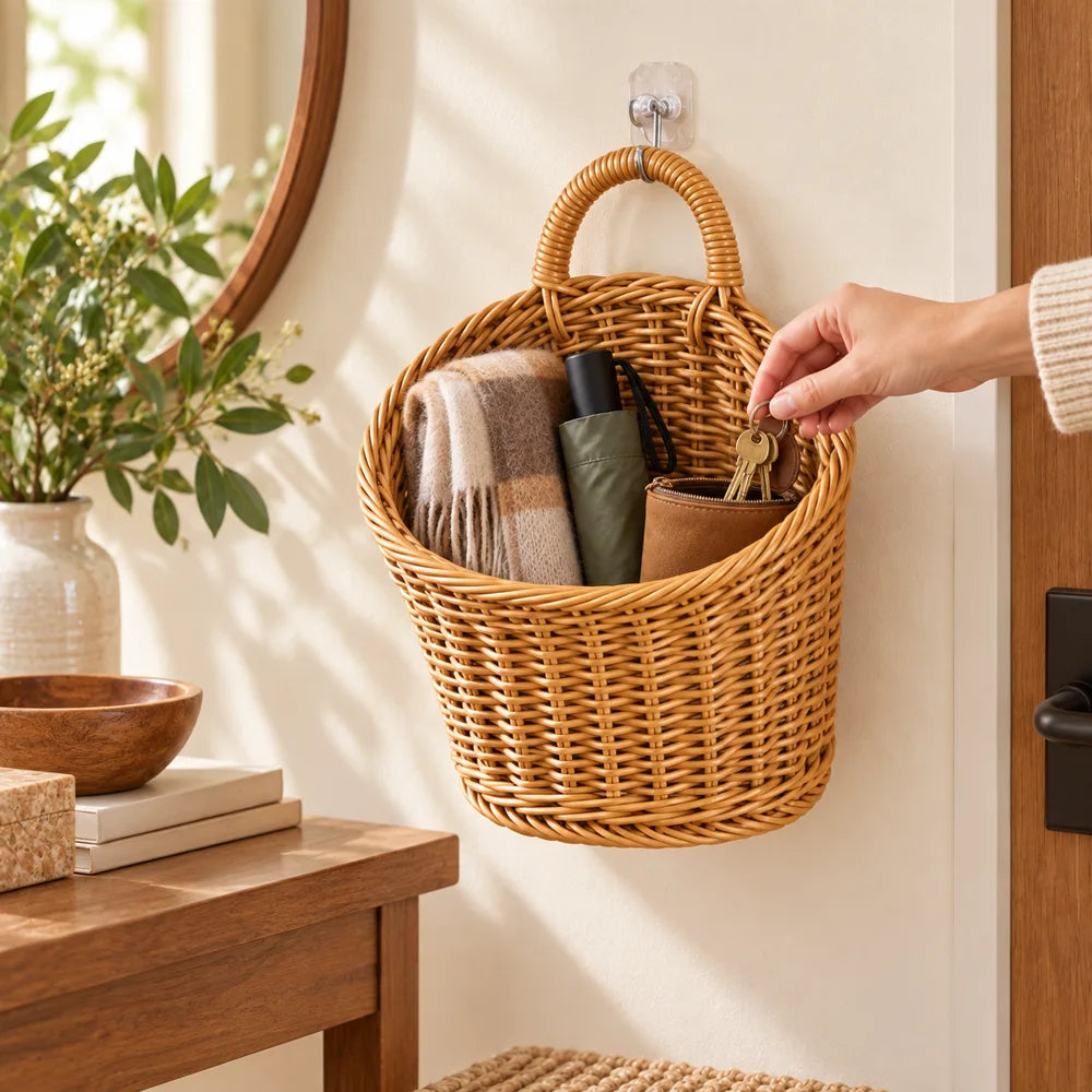 Woven Wall Storage Basket — view 3