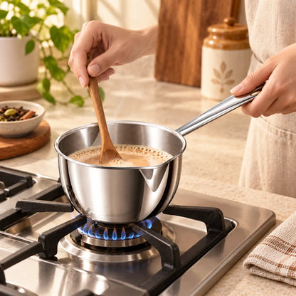 All-Steel Handle Mini Pouring Pan (250 ml) — view 2