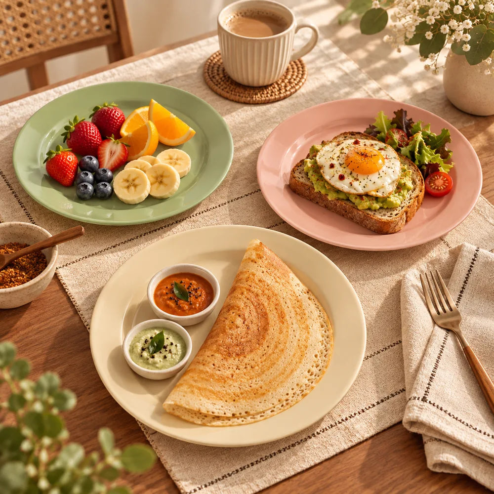 Pastel Breakfast Plates (20 cm) — view 2