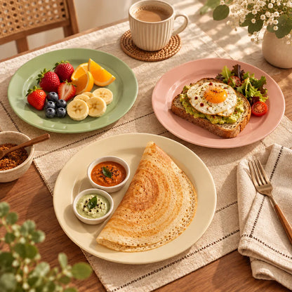 Pastel Breakfast Plates (20 cm) — view 2