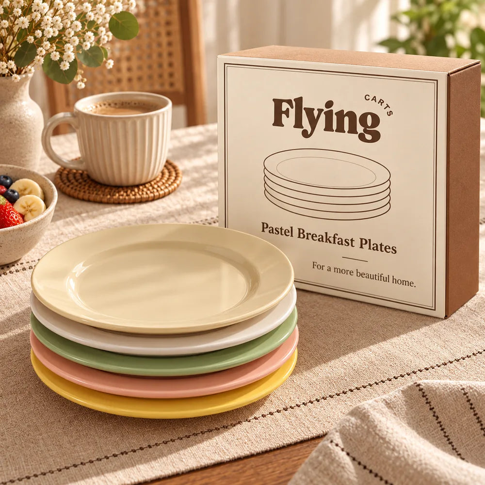 Pastel Breakfast Plates (20 cm) — view 6