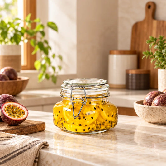 Square Clip-Top Pantry Jars (750 ml) — view 1