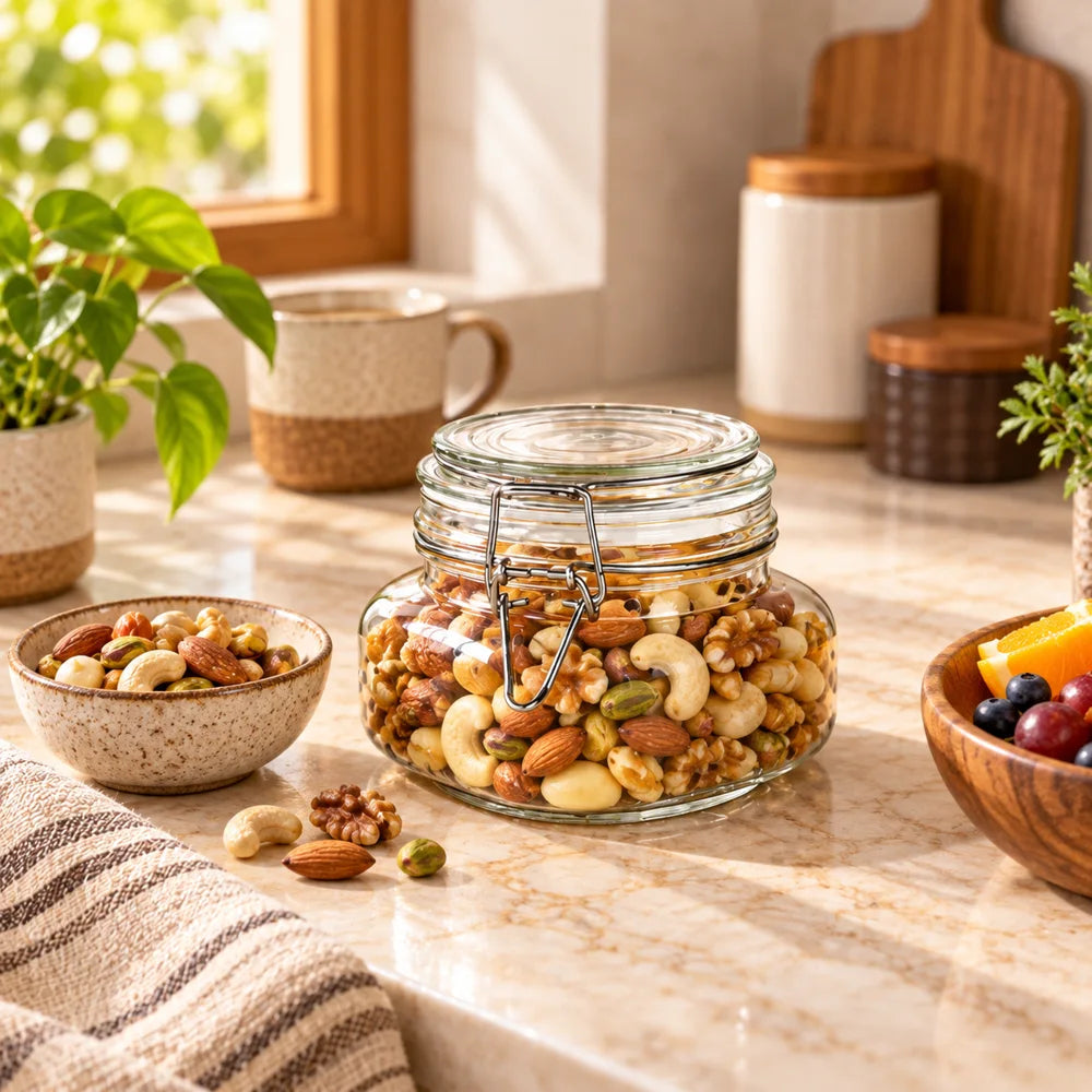 Square Clip-Top Pantry Jars (750 ml) — view 4