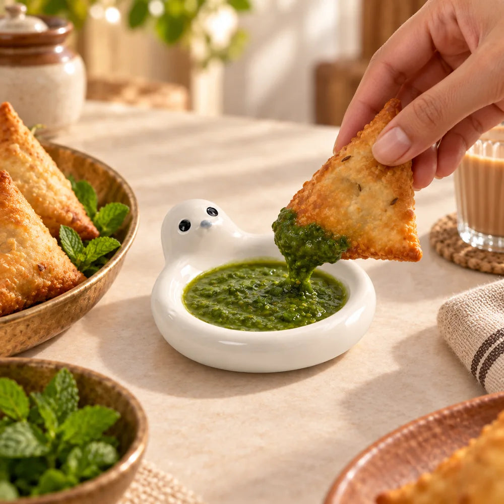 Seal Ceramic Dipping Dish — view 2