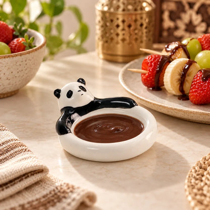 Panda Ceramic Dipping Dish — view 4