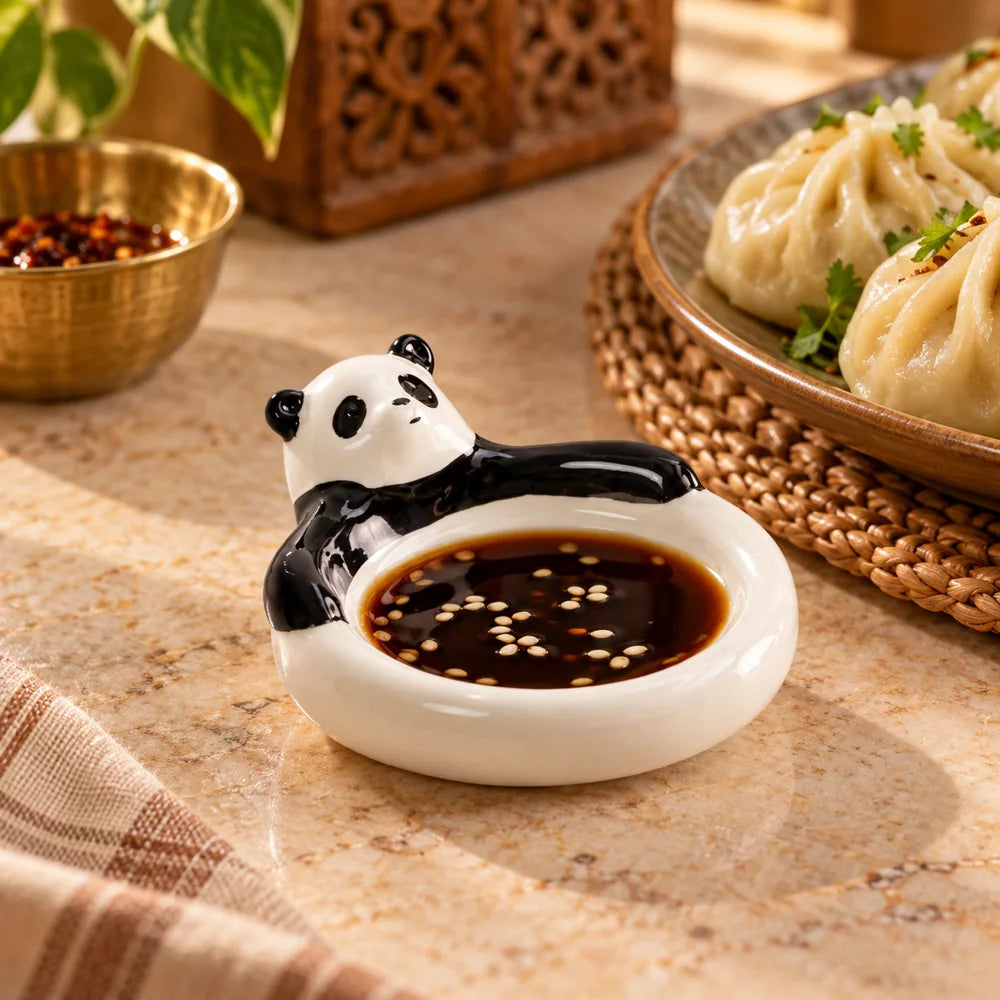 Panda Ceramic Dipping Dish — view 5
