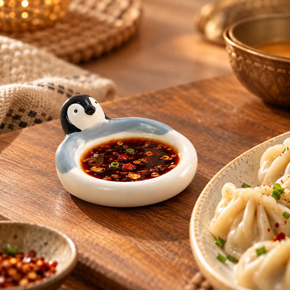 Penguin Ceramic Dipping Dish — view 5