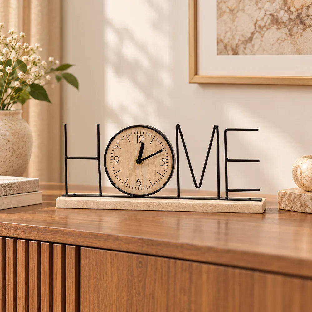 HOME Letter Table Clock — view 1
