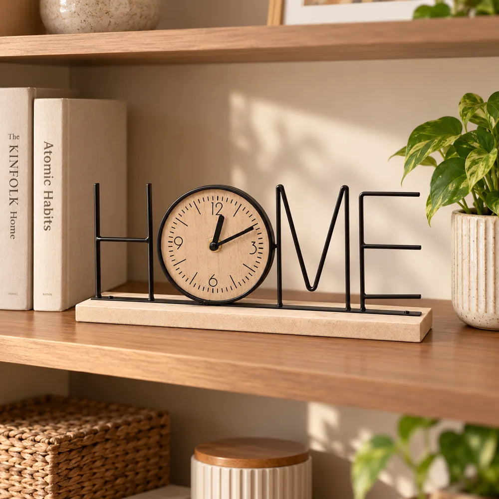 HOME Letter Table Clock — view 4