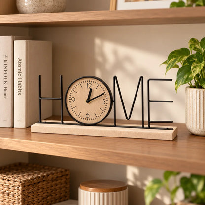 HOME Letter Table Clock — view 4