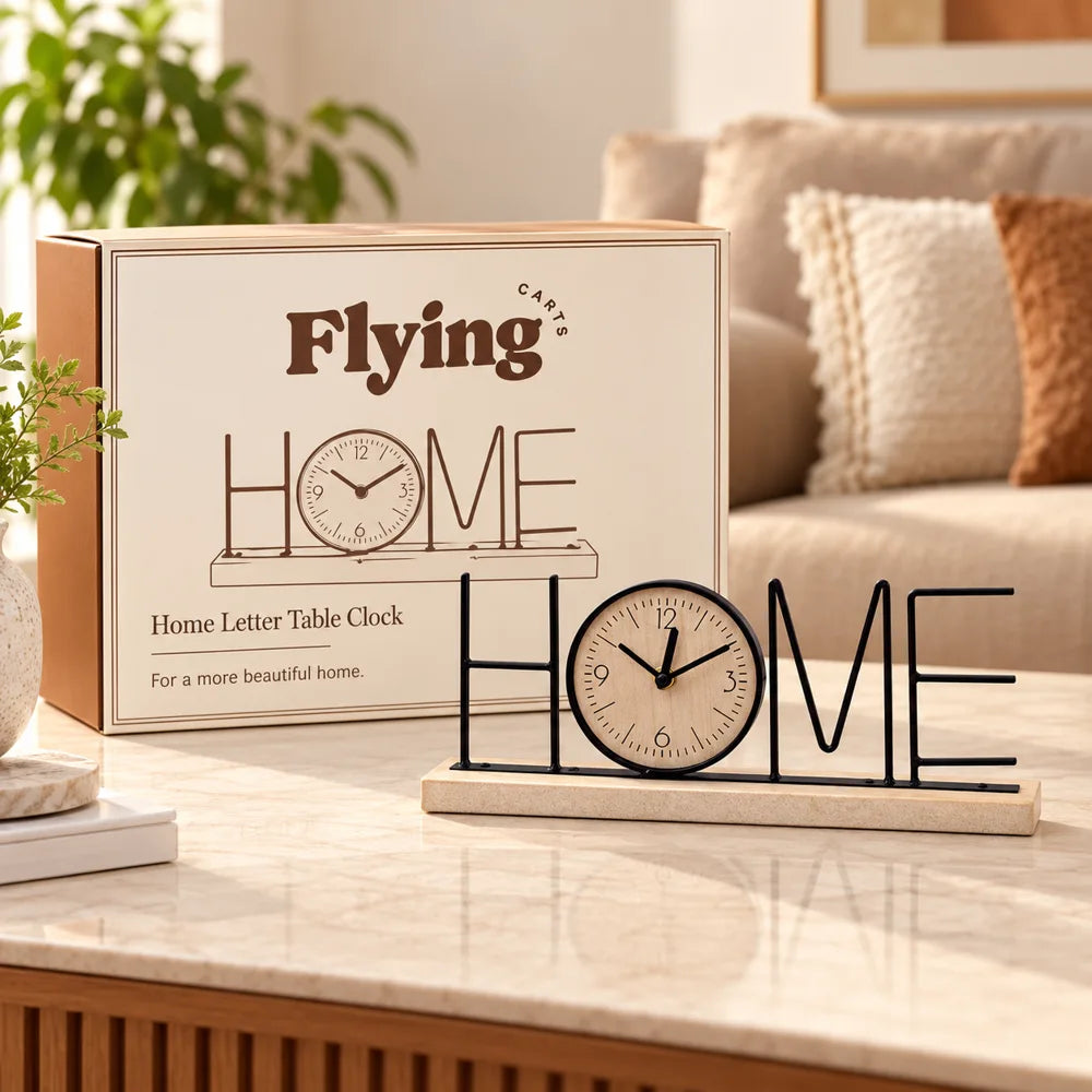 HOME Letter Table Clock — view 6
