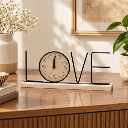 LOVE Letter Table Clock — view 1