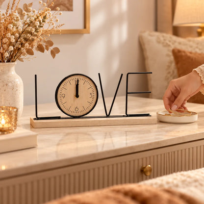 LOVE Letter Table Clock — view 2