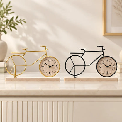 Vintage Bicycle Table Clock — view 5
