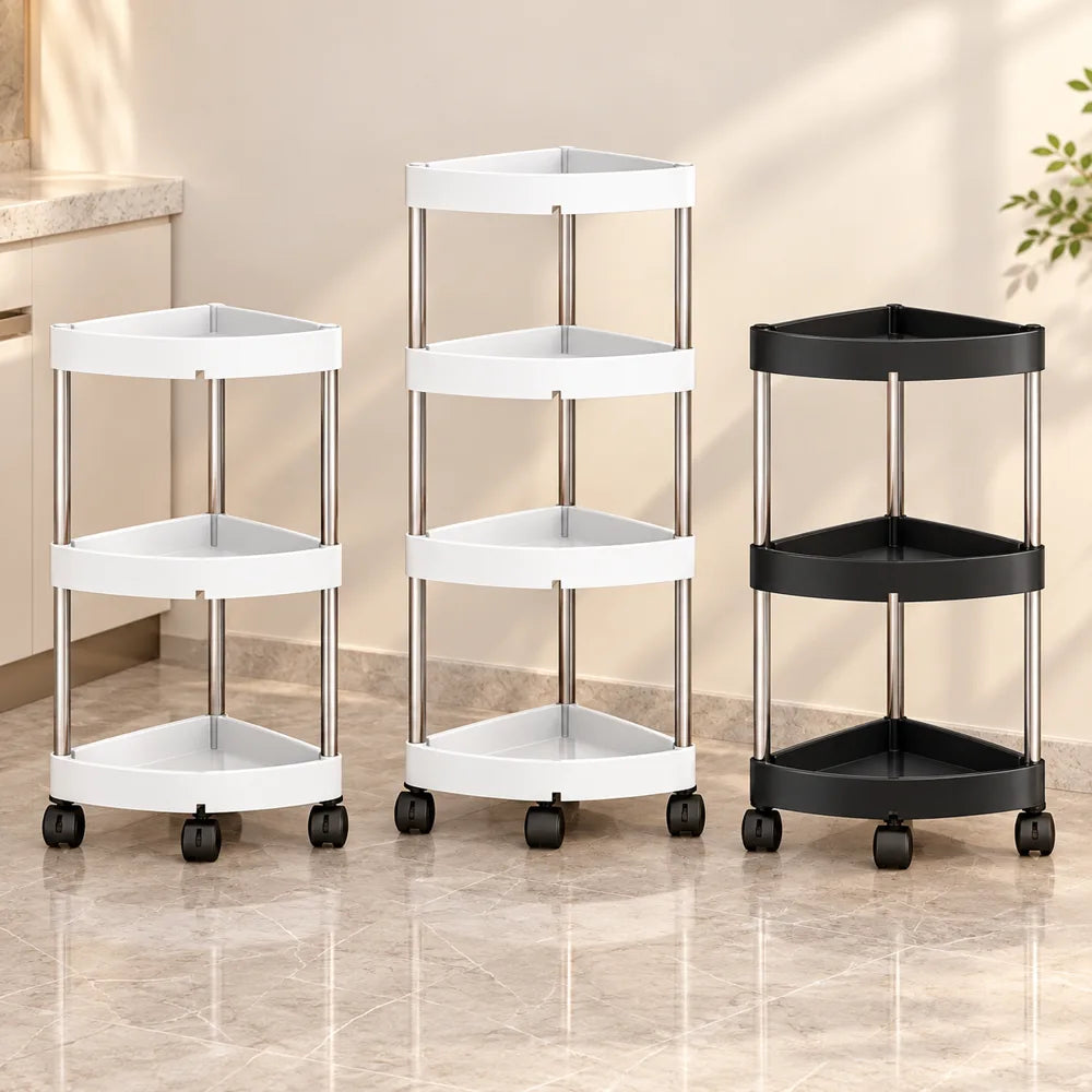 Slim Corner Trolley Steel Frame (3 Tiers) — view 6
