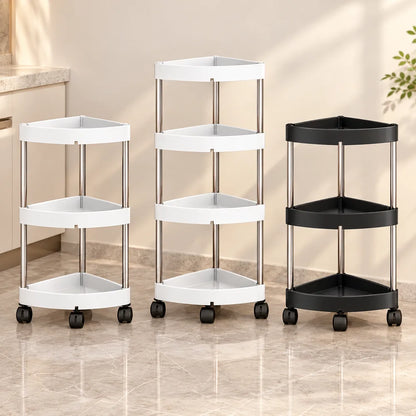 Slim Corner Trolley Steel Frame (3 Tiers) — view 6