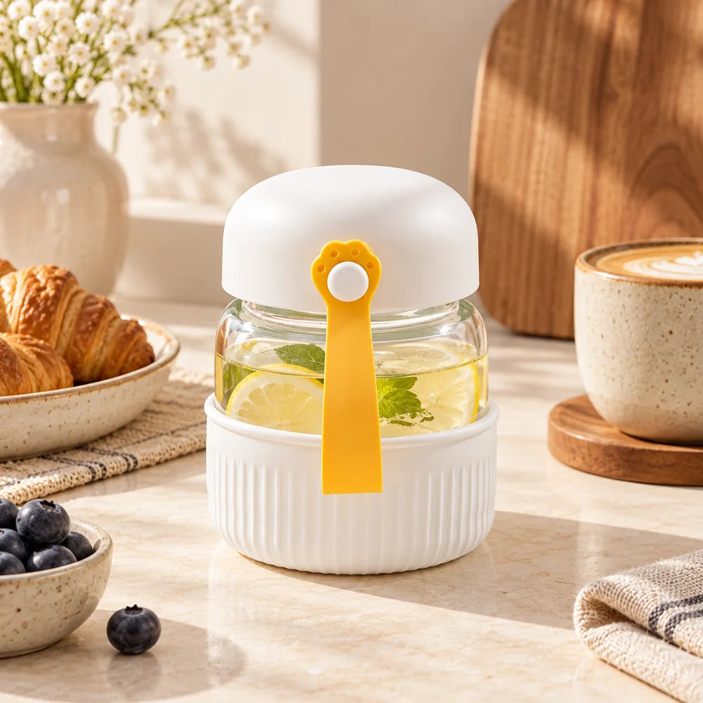 Chubby Portable Glass Cup (300 ml) — view 1